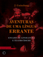 Aventuras de Uma Língua Errante: Ensaios de Literatura e Teatro Ídiche