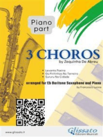 Piano parts "3 Choros" by Zequinha De Abreu for Eb Bari Sax and Piano