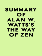 Summary of Alan W. Watts's The Way of Zen