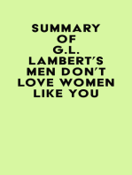 Summary of G.L. Lambert's Men Don’t Love Women Like You