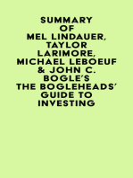 Summary of Mel Lindauer, Taylor Larimore, Michael LeBoeuf & John C. Bogle's The Bogleheads' Guide to Investing