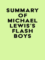 Summary of Michael Lewis's Flash Boys