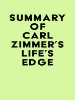 Summary of Carl Zimmer's Life's Edge