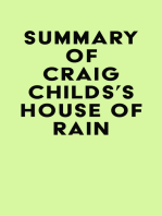 Summary of Craig Childs's House of Rain