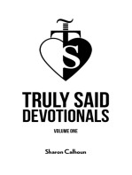 Truly Said Devotionals – Volume One