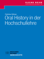 Oral History in der Hochschullehre