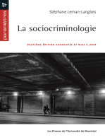 LA SOCIOCRIMINOLOGIE, 2E EDITION