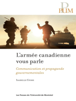 L' armée canadienne: Communication et propagande gouvernementales