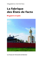 LA FABRIQUE DES ETATS DE FACTO