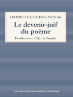 Le DEVENIR-JUIF DU POEME: Double envoi: Celan et Derrida