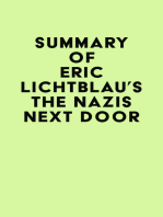 Summary of Eric Lichtblau's The Nazis Next Door
