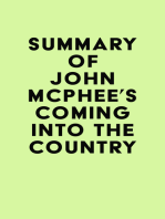 Summary of John McPhee's Coming into the Country