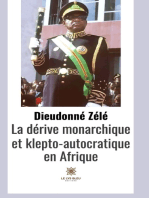 La dérive monarchique et klepto-autocratique en Afrique