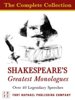 Shakespeare's Greatest Monologues - The Complete Collection