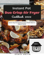 Instant Pot Duo Crisp Air Fryer Cookbook 2022 
