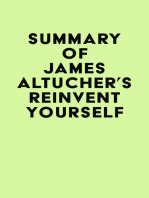 Summary of James Altucher's Reinvent Yourself