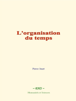 L'organisation du temps: L’évolution de la mémoire et de la notion du temps (vol 3)