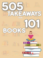 505 Takeaways from 101 Books