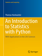 An Introduction to Statistics with Python: With Applications in the Life Sciences