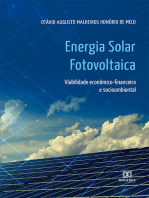 Energia Solar Fotovoltaica: viabilidade econômico-financeira e socioambiental