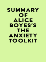 Summary of Alice Boyes's The Anxiety Toolkit