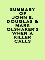 Summary of John E. Douglas & Mark Olshaker's When a Killer Calls