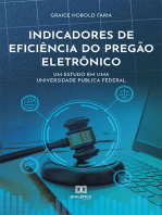 Indicadores de eficiência do pregão eletrônico: um estudo em uma universidade pública federal