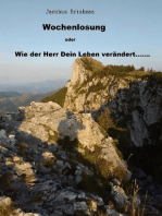 Wochenlosung oder Wie der Herr Dein Leben verändert........: Glaube