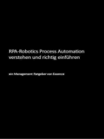 RPA-Robotics Process Automation verstehen und richtig einführen: Ein Management Ratgeber