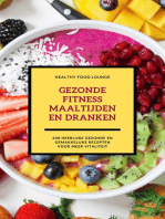 Gezonde Fitness Maaltijden En Dranken