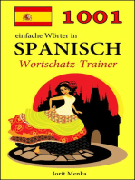 1001 einfache Wörter in Spanisch: Wortschatz-Trainer
