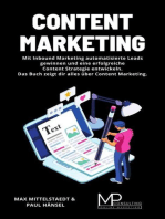 Content Marketing: Mit Inbound Marketing automatisierte Leads gewinnen und eine erfolgreiche Content Strategie entwickeln. Das Buch zeigt dir alles über Content Marketing.