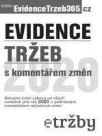 EVIDENCE TRŽEB 2020 s komentářem změn: Právní stav k 1. 11. 2020