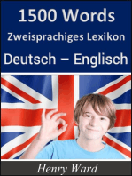 1500 Words: Zweisprachiges Lexikon Deutsch-Englisch