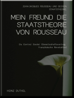 MEIN FREUND DIE STAATSTHEORIE VON ROUSSEAU: DU CONTRAT SOCIAL (GESELLSCHAFTSVERTRAG - FRANZÖSISCHE REVOLUTION)