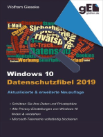 Windows 10 Datenschutzfibel 2019: Alle Datenschutzeinstellungen finden, verstehen und optimal einstellen