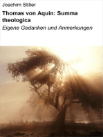 Thomas von Aquin: Summa theologica: Eigene Gedanken und Anmerkungen