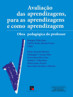 Avaliação das aprendizagens, para as aprendizagens e como aprendizagem: Obra pedagógica do professor