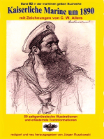 Kaiserliche Marine um 1890 mit Zeichnungen von C. W. Allers: Band 92 in der maritimen gelben Buchreihe bei Jürgen Ruszkowski