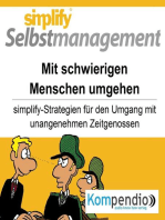 simplify Selbstmanagement: Mit schwierigen Menschen umgehen