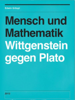 Mensch und Mathematik: Wittgenstein gegen Plato