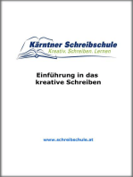 Einführung in das kreative Schreiben: E-Book zum Kurs der Kärntner Schreibschule