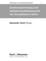 Gesetzessammlung zum Telekommunikationsrecht der Europäischen Union