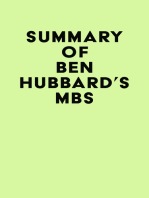 Summary of Ben Hubbard's MBS