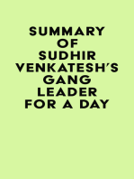 Summary of Sudhir Venkatesh's Gang Leader for a Day