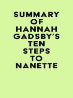 Summary of Hannah Gadsby's Ten Steps to Nanette