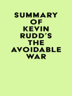 Summary of Kevin Rudd's The Avoidable War