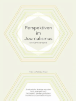 Perspektiven im Journalismus: Ein Seminarband des Kurses "Journalismus 2" im Wintersemester 2015/16 an der Hochschule Ostwestfalen-Lippe