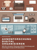 Ahnenforschung digital organisieren: Wie Du mit guter Planung endlich Forschung und Unterlagen in den Griff bekommst