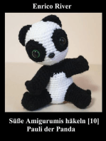 Häkelanleitung: Pauli der Panda: Süße Amigurumis häkeln [10]